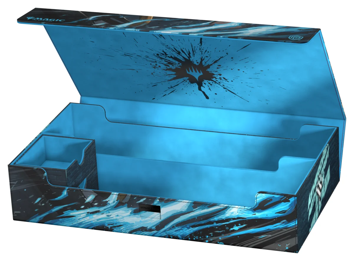 Ultimate Guard Omnihive 1000+ Xenoskin mass storage deck box from Magic: The Gathering's Aetherdrift set