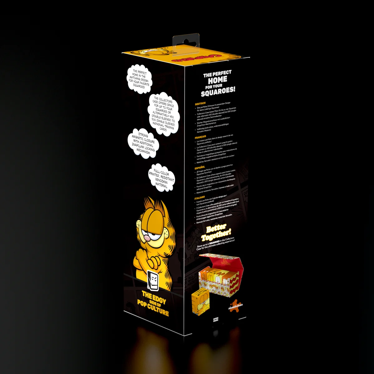 Squaroes Squaroe Garfield Collectors Case - Monday Survival Lasagna