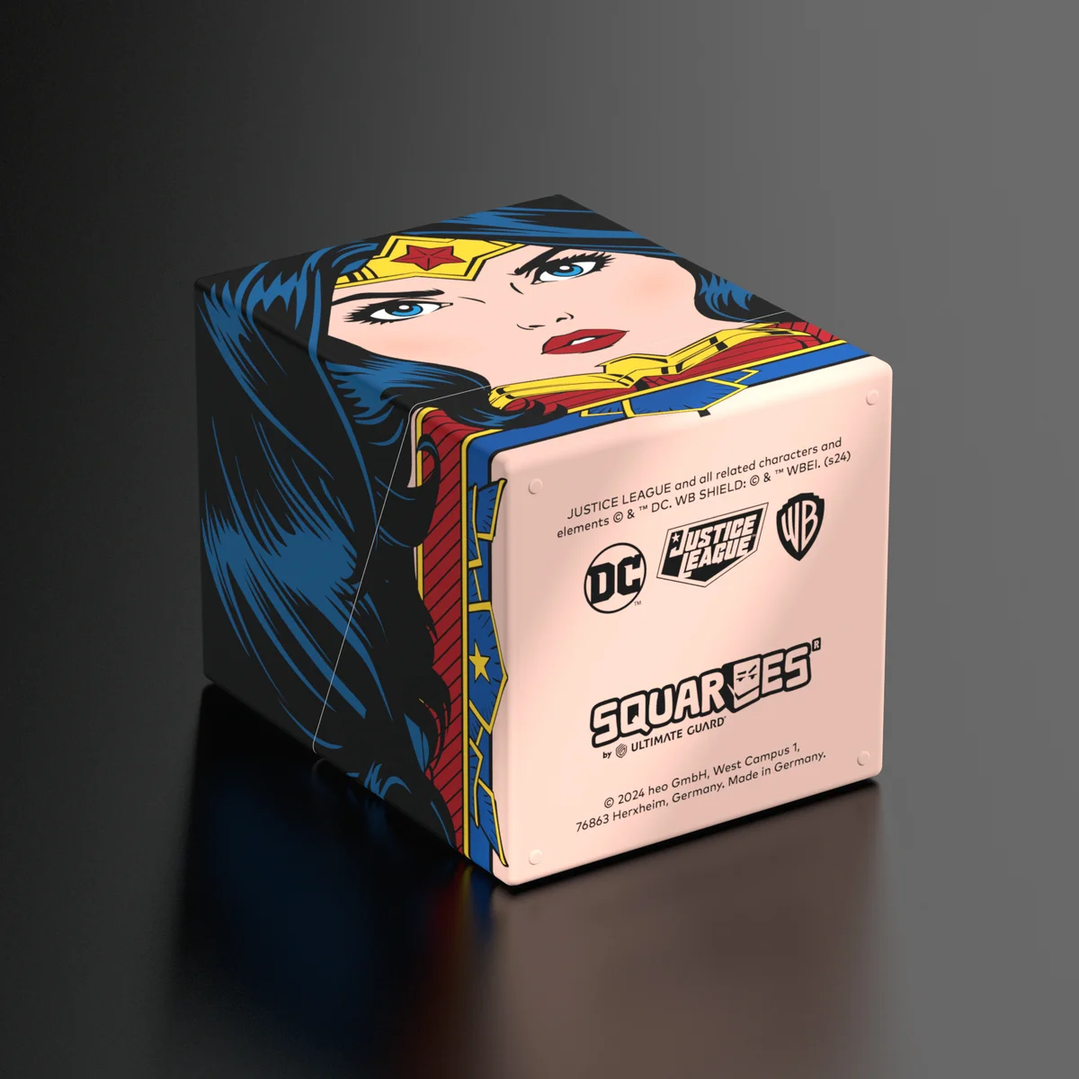 DC Justice League Squaroe deck box by Ultimate Guard