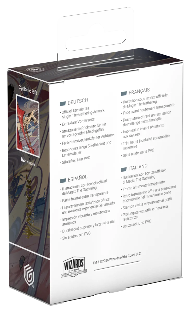 Ultimate Guard  Art Sleeves Magic: The Gathering "Secrets of Strixhaven" - Cyclonic Rift
