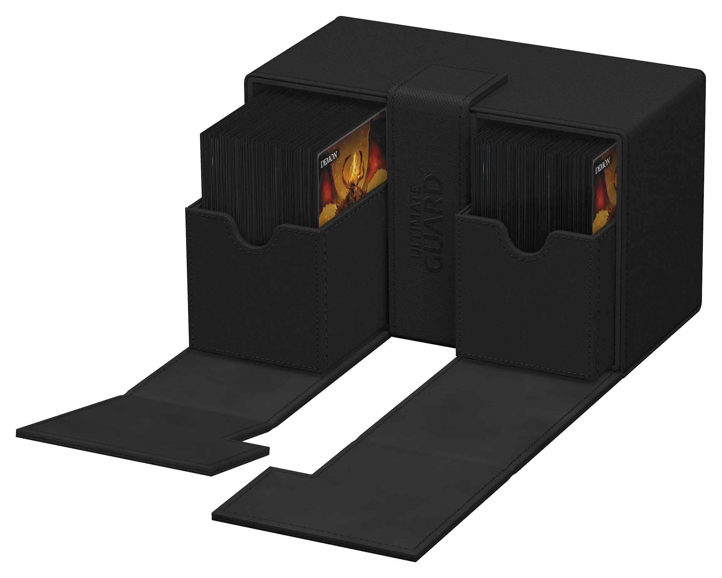Ultimate Guard Card Deck Box Twin Flip'n'Tray 160+ Black Schwarz