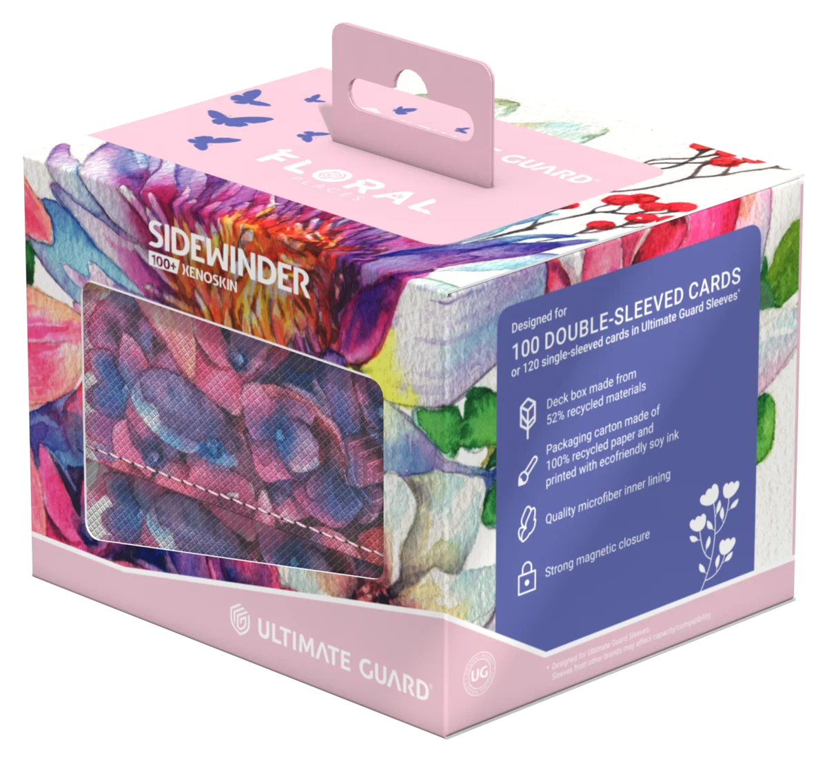 Ultimate Guard Sidewinder 100+ Xenoskin "Floral Places" - Lotus Bloom