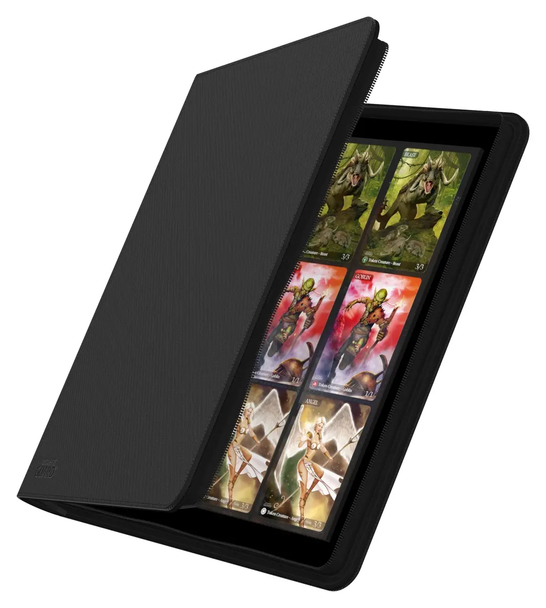 Ultimate Guard Zipfolio 480 24-Pocket Xenoskin trading card binder 