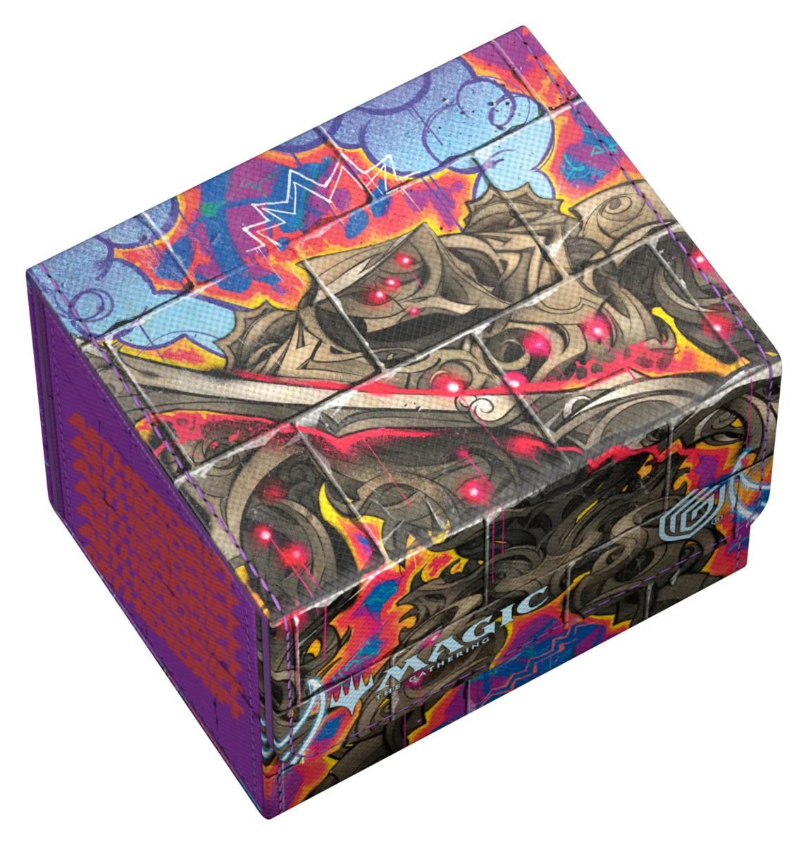 Ultimate Guard Sidewinder 100+ Xenoskin deck box from Magic: The Gathering's Aetherdrift set