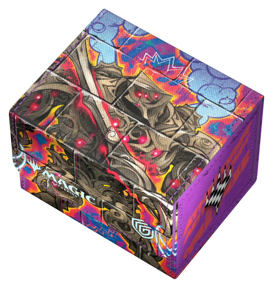 Ultimate Guard Sidewinder 100+ Xenoskin deck box from Magic: The Gathering's Aetherdrift set