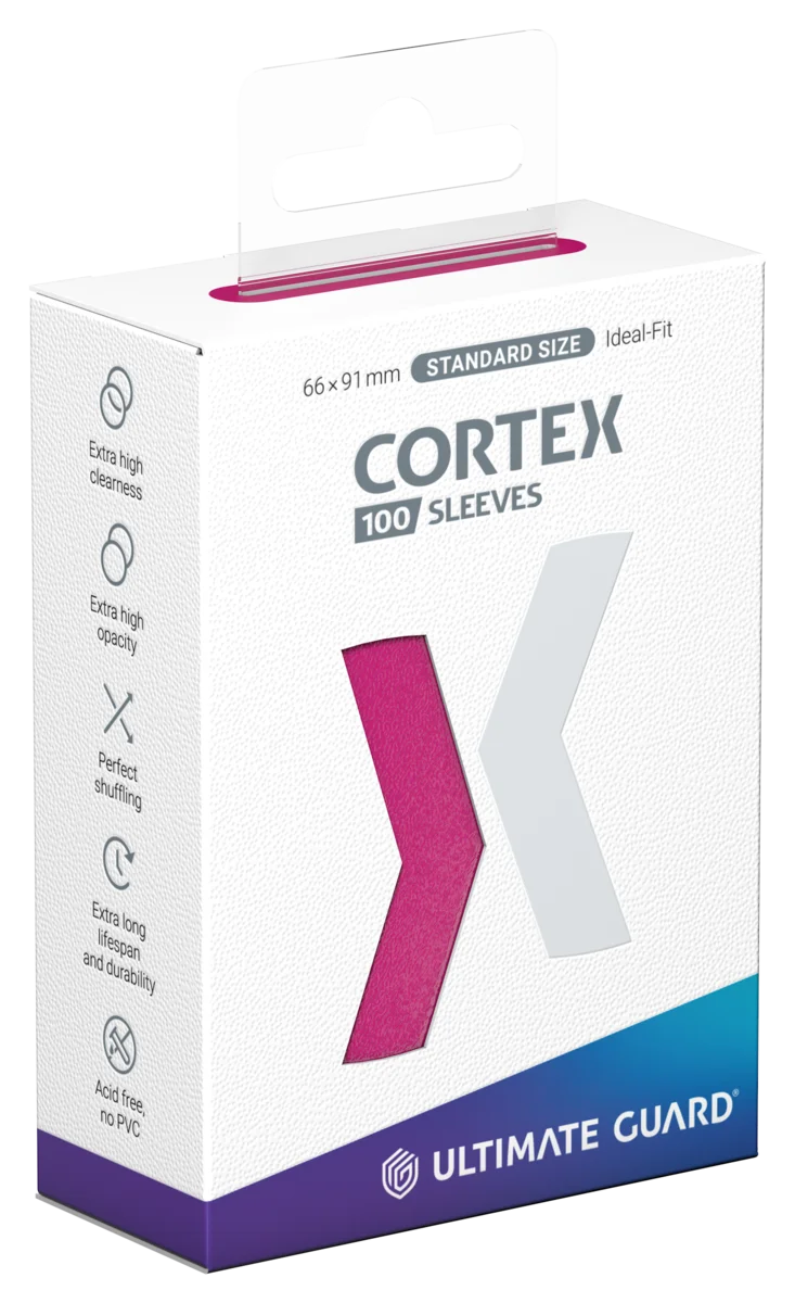 Ultimate Guard Cortex Sleeves Standard Size (100) - Pink