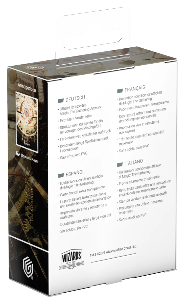 Ultimate Guard Art Sleeves Magic: The Gathering "Secrets of Strixhaven" - Armageddon