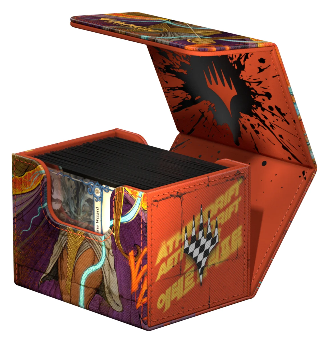 Ultimate Guard Sidewinder 100+ Xenoskin deck box from Magic: The Gathering's Aetherdrift set