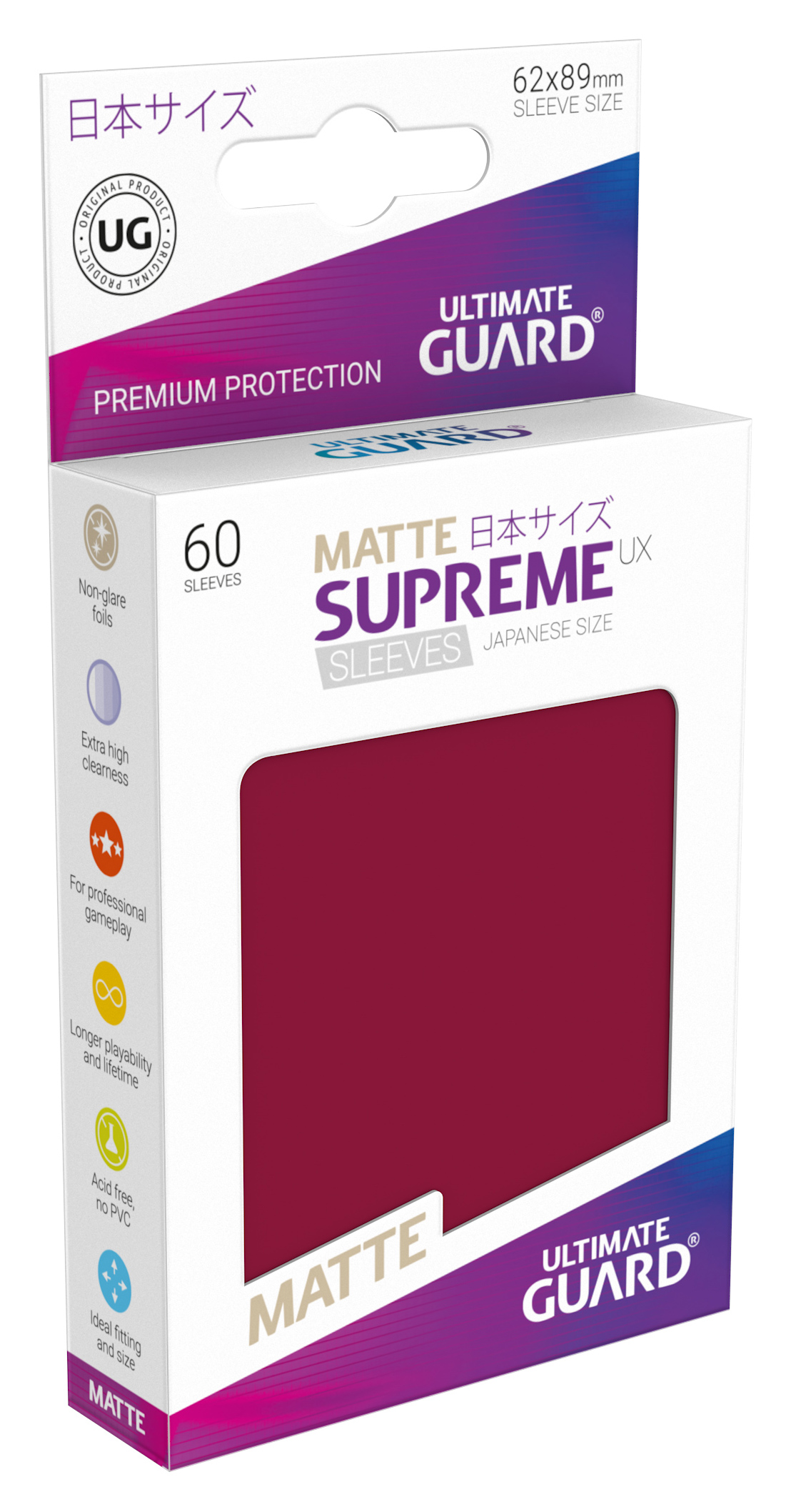 Ultimate guard Ultimate Guard 60 pochettes Supreme UX Sleeves for