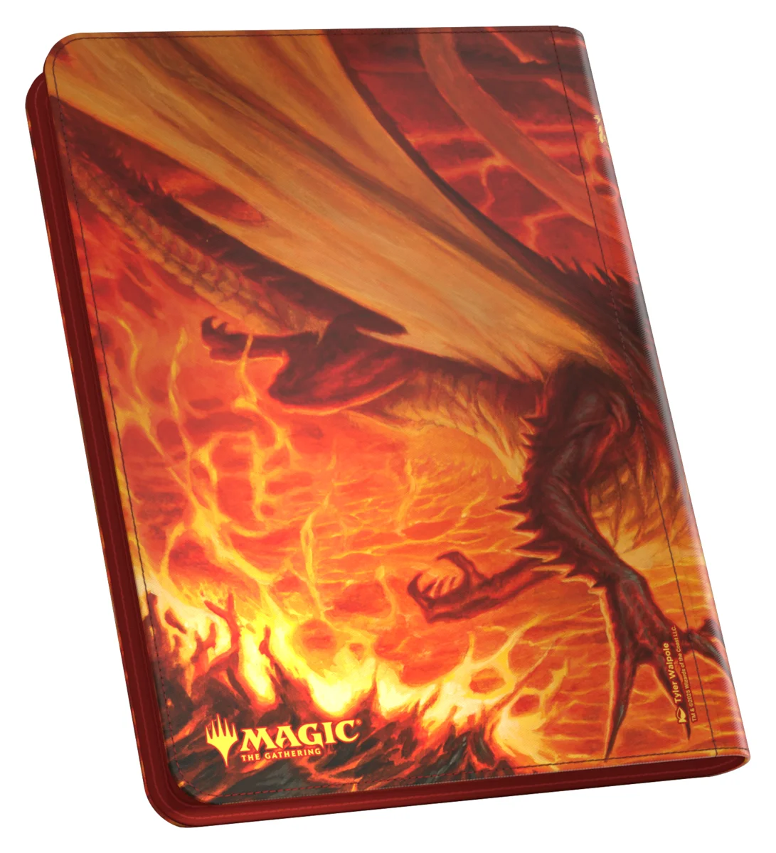 Ultimate Guard Zipfolio 360 Xenoskin Magic: The Gathering "Tarkir: Dragonstorm" - Magmatic Hellkite