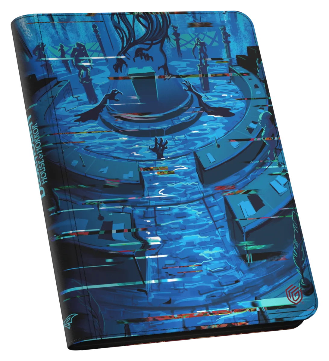 Ultimate Guard Zipfolio 360 18-Pocket Xenoskin trading card binder from Magic: The Gathering's Duskmourn set