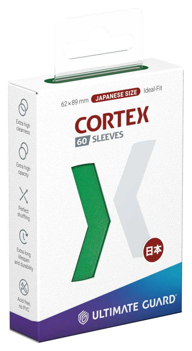 Ultimate Guard Cortex Sleeves Japanese Size (60) - Green