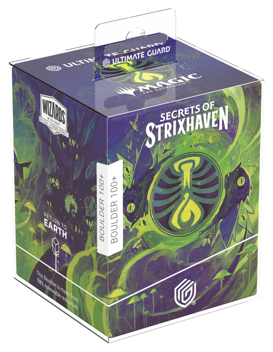 Ultimate Guard RTE Boulder 100+ Magic: The Gathering "Secrets of Strixhaven" - Quandrix Ultimate Guard RTE Boulder 100+ Magic: The Gathering "Secrets of Strixhaven" - Witherbloom