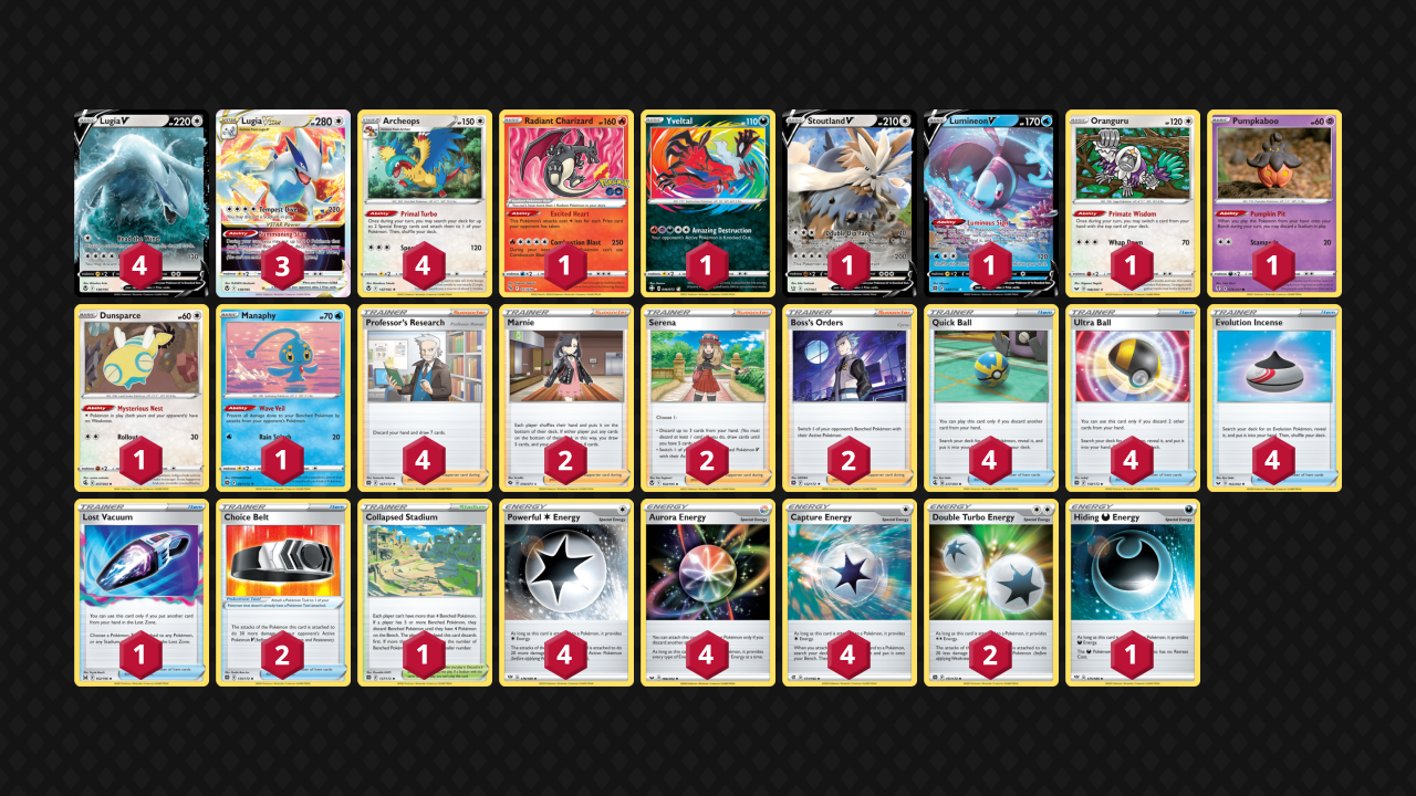 Lugia Vstar Deck List 2024 - Eilis Harlene