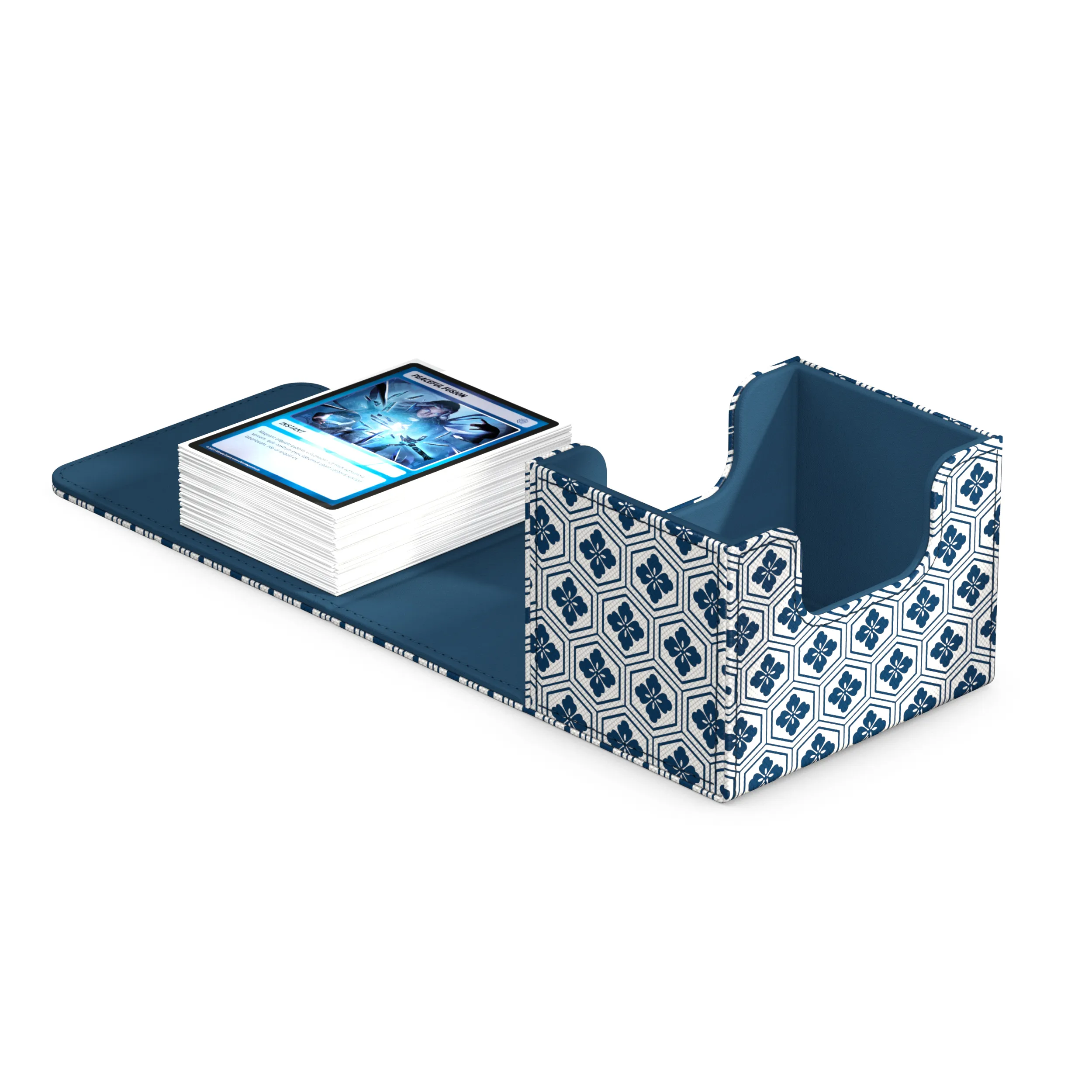 Ultimate Guard Card Deck Box Sidewinder 100+ Kikko (White / Blue)