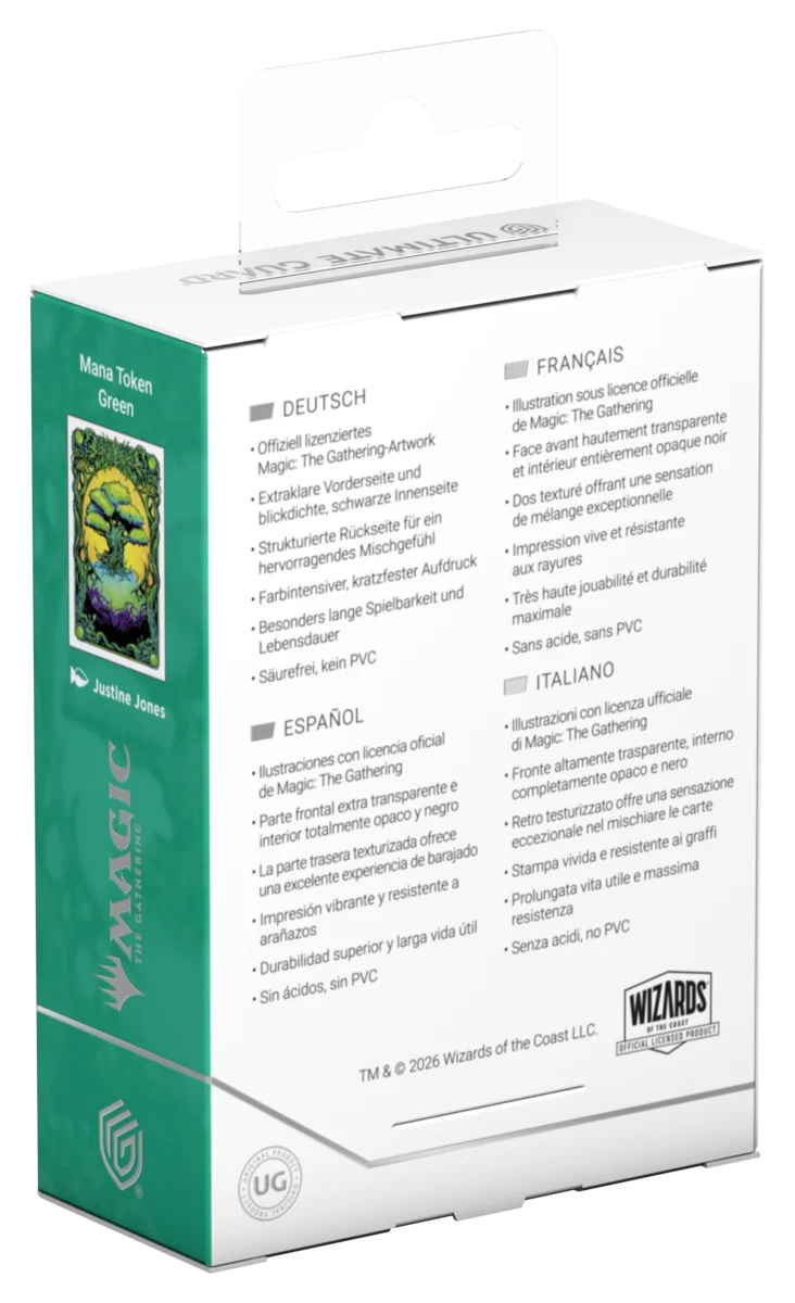 Ultimate Guard Art Sleeves Magic: The Gathering  "Mana Token" - Forest