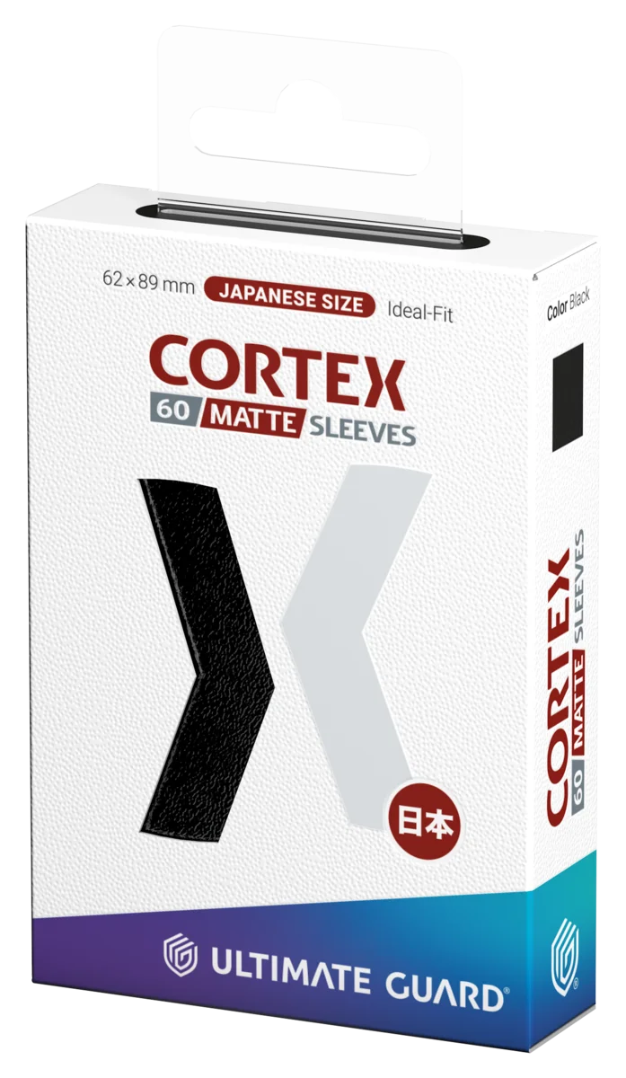 Ultimate Guard Cortex Sleeves Matte Japanese Size (60) - Black