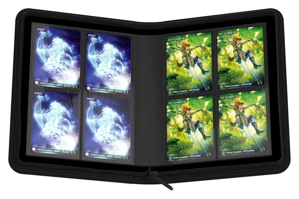 Ultimate Guard Zipfolio 160 8-Pocket Xenoskin trading card binder