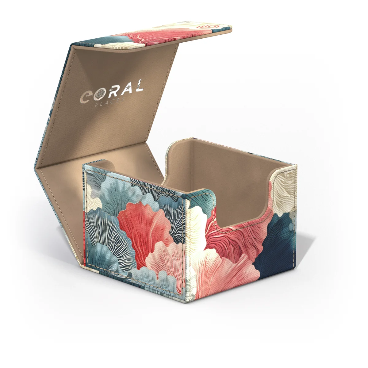 Ultimate Guard Sidewinder 133+ Coral Places Xenoskin deck box