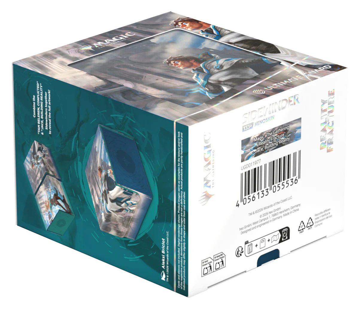 Ultimate Guard Sidewinder 133+ Xenoskin Magic: The Gathering "Reality Fracture" - Jace, Building Reality