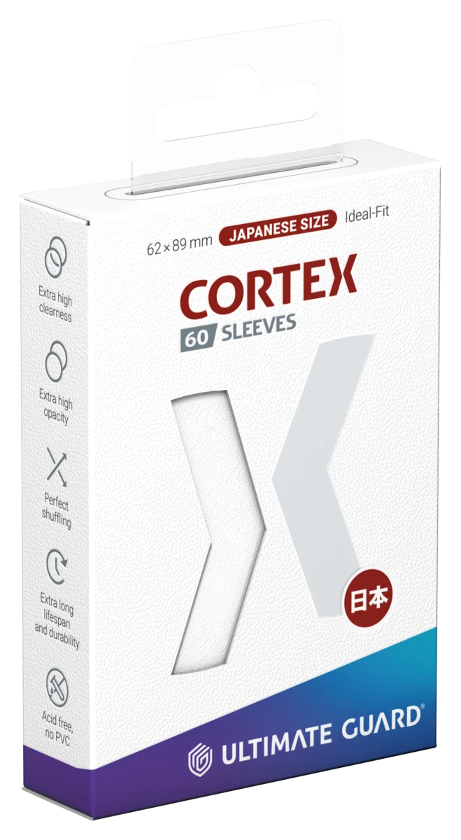 Ultimate Guard Cortex Sleeves Japanese Size (60) - White