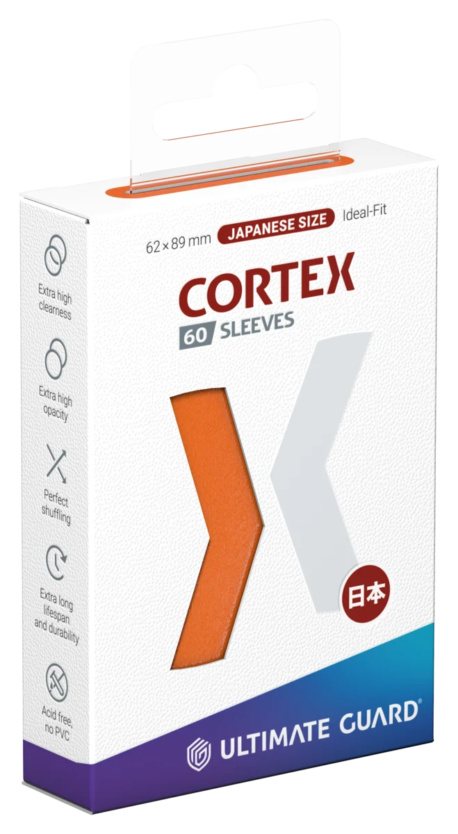 Ultimate Guard Cortex Sleeves Japanese Size (60) - Orange