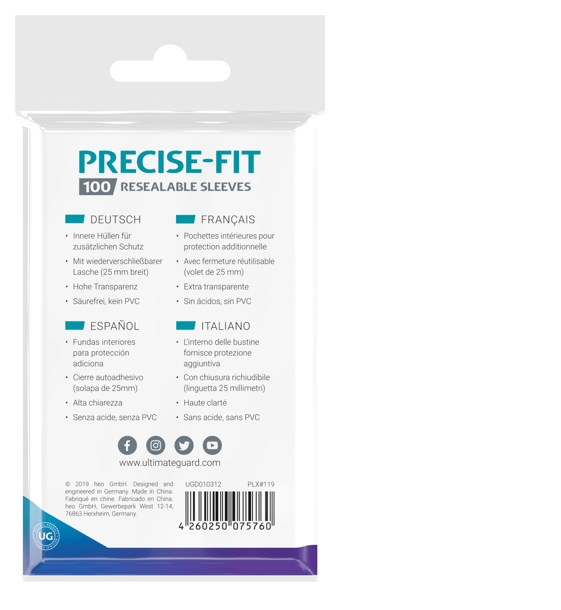 Ultimate Guard Precise-Fit Sleeves