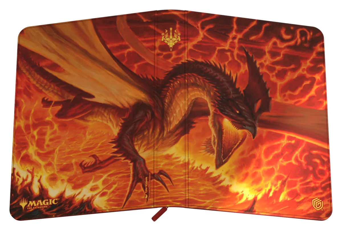 Ultimate Guard Zipfolio 360 Xenoskin Magic: The Gathering "Tarkir: Dragonstorm" - Magmatic Hellkite