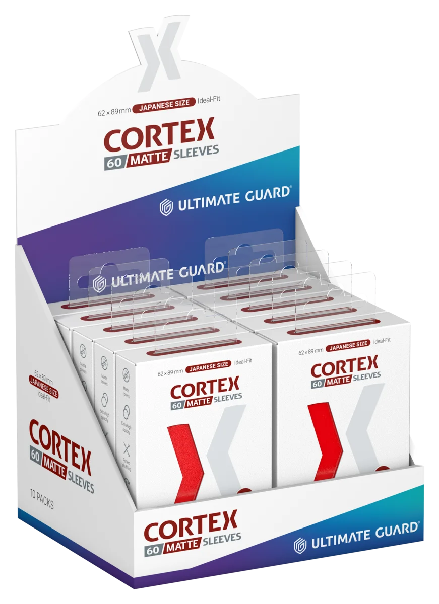 Ultimate Guard Cortex Sleeves Matte Japanese Size (60) - Red