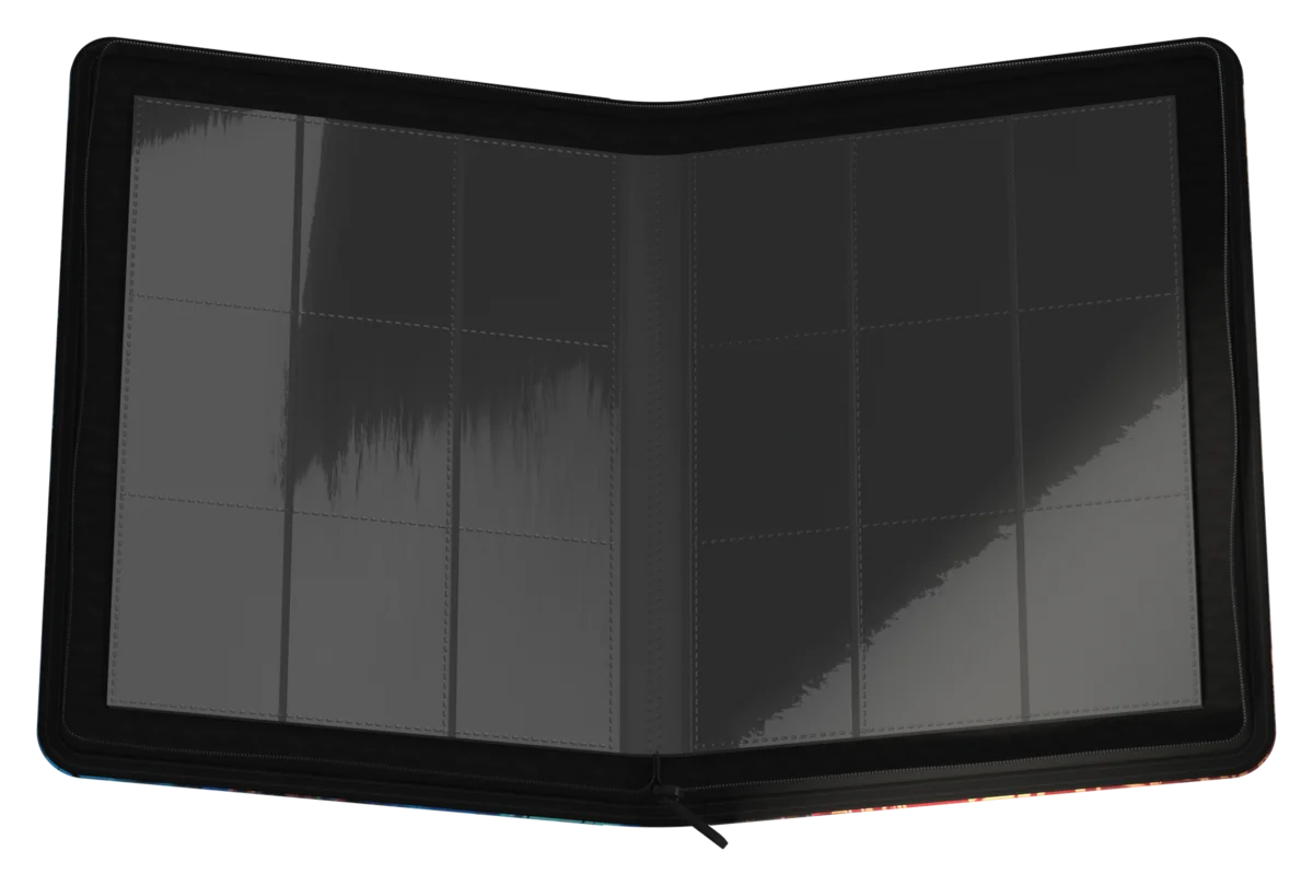 Ultimate Guard Zipfolio 360 18-Pocket Xenoskin trading card binder from Magic: The Gathering's Duskmourn set