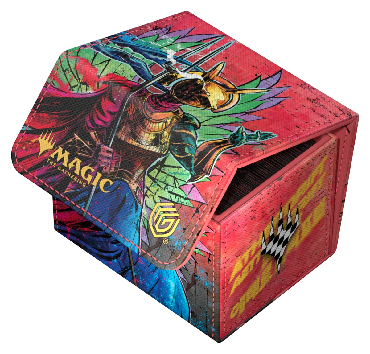 Ultimate Guard Sidewinder 100+ Xenoskin deck box from Magic: The Gathering's Aetherdrift set