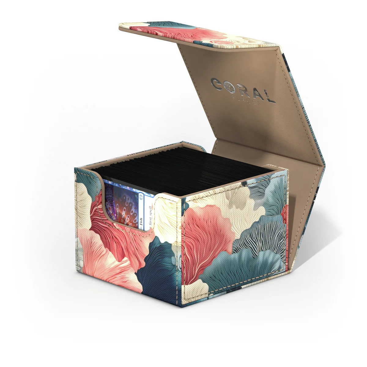 Ultimate Guard Sidewinder 133+ Coral Places Xenoskin deck box