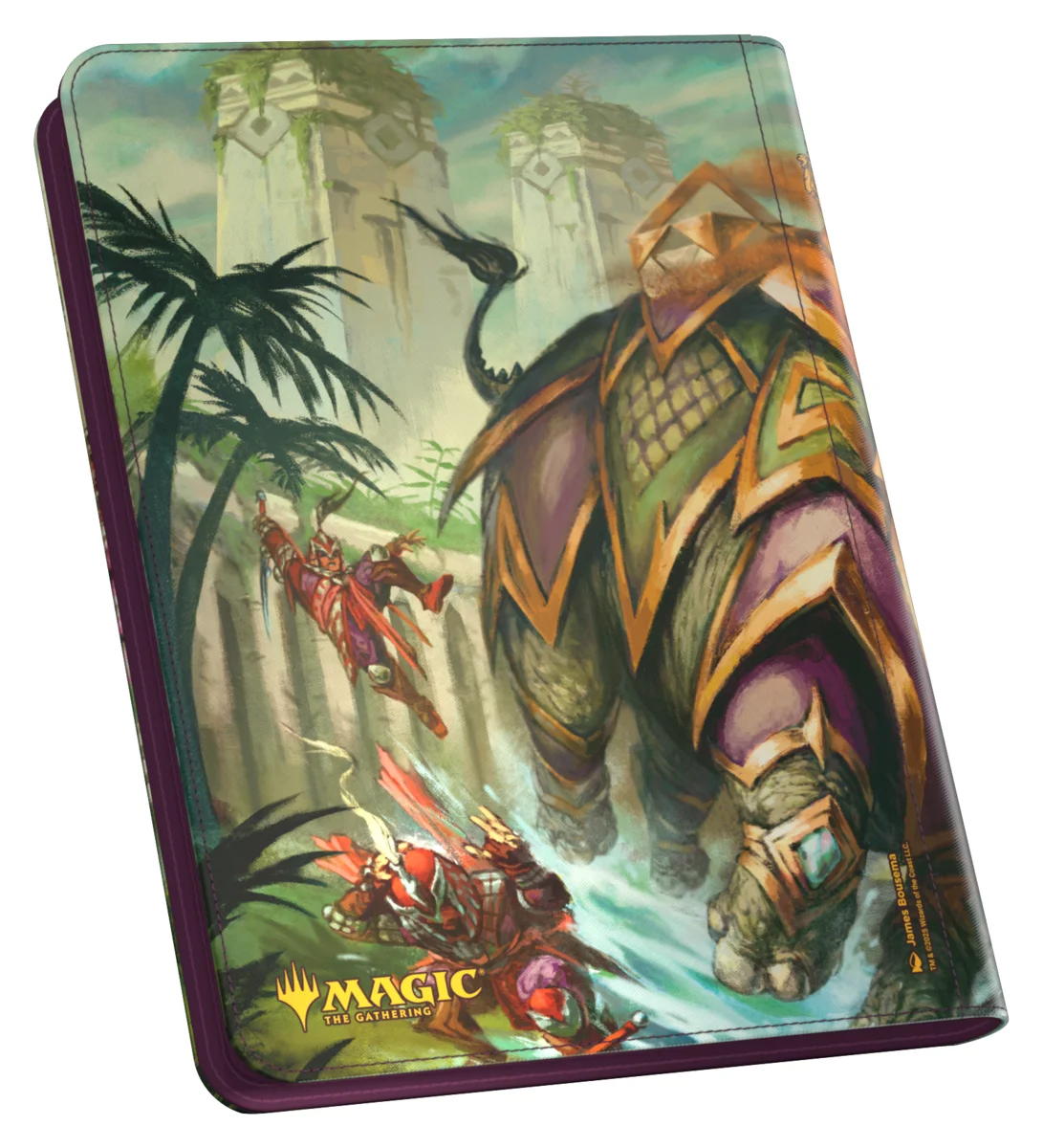 Ultimate Guard Zipfolio 360 18-Pocket Xenoskin trading card binder from Magic: The Gathering's Tarkir set