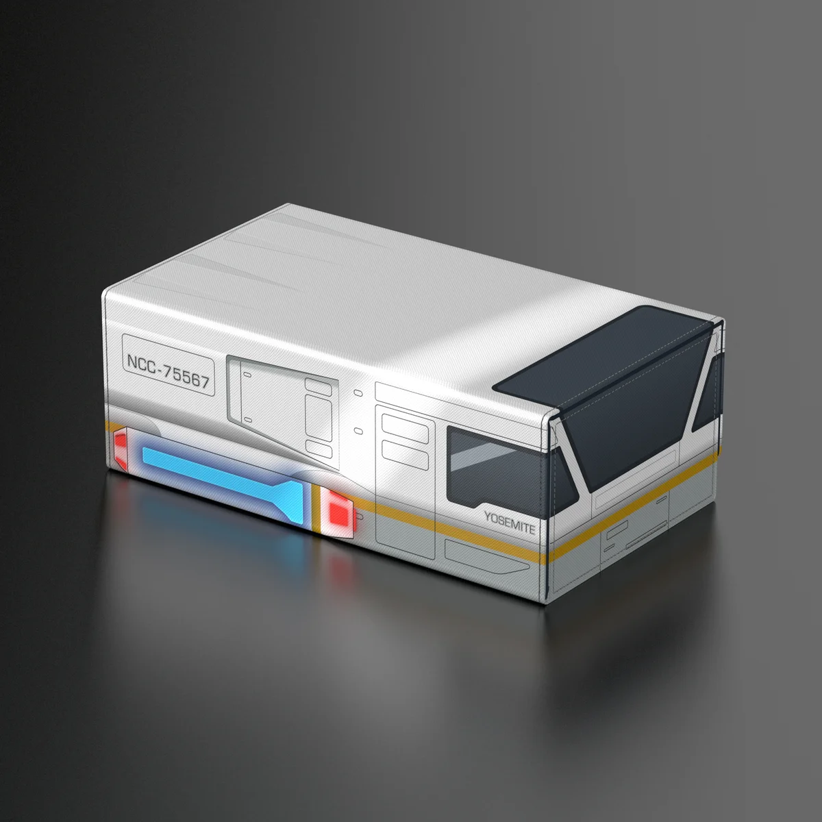 Squaroes Collectors Case Star Trek Lower Decks mass storage deck box by Ultimate Guard