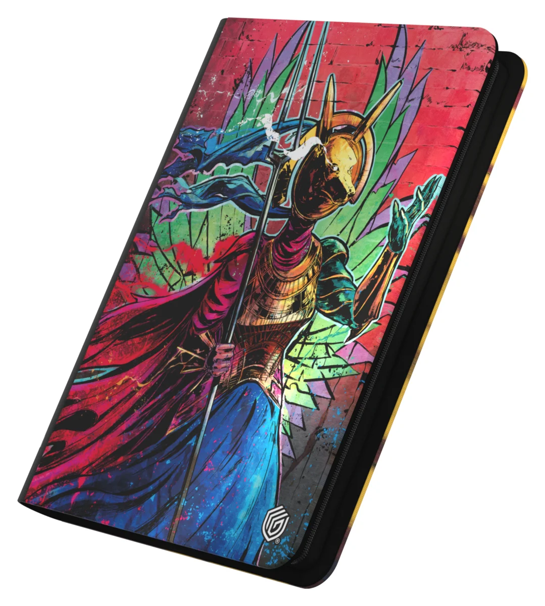 Ultimate Guard Zipfolio 360 18-Pocket Xenoskin trading card binder from Magic: The Gathering's Aetherdrift set