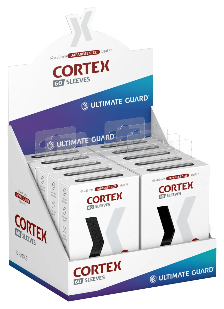 Ultimate Guard Cortex Sleeves Japanese Size (60) - Black