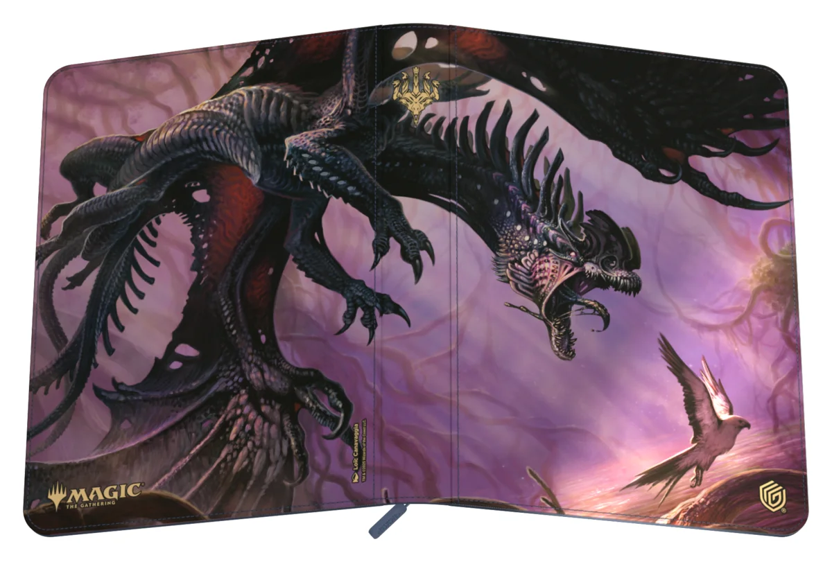 Ultimate Guard Zipfolio 360 18-Pocket Xenoskin trading card binder from Magic: The Gathering's Tarkir set