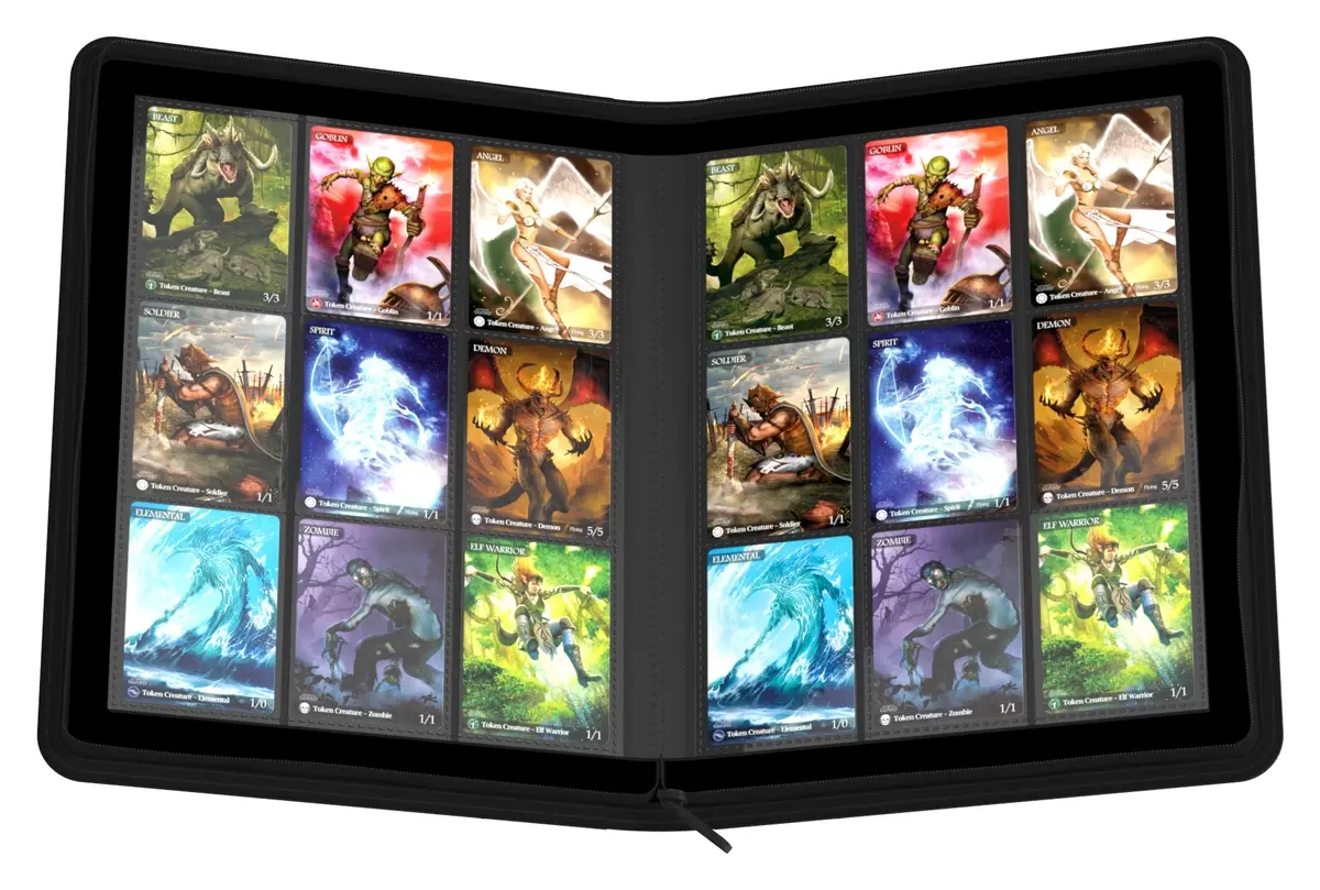 Ultimate Guard Zipfolio 360 18-Pocket Xenoskin trading card binder