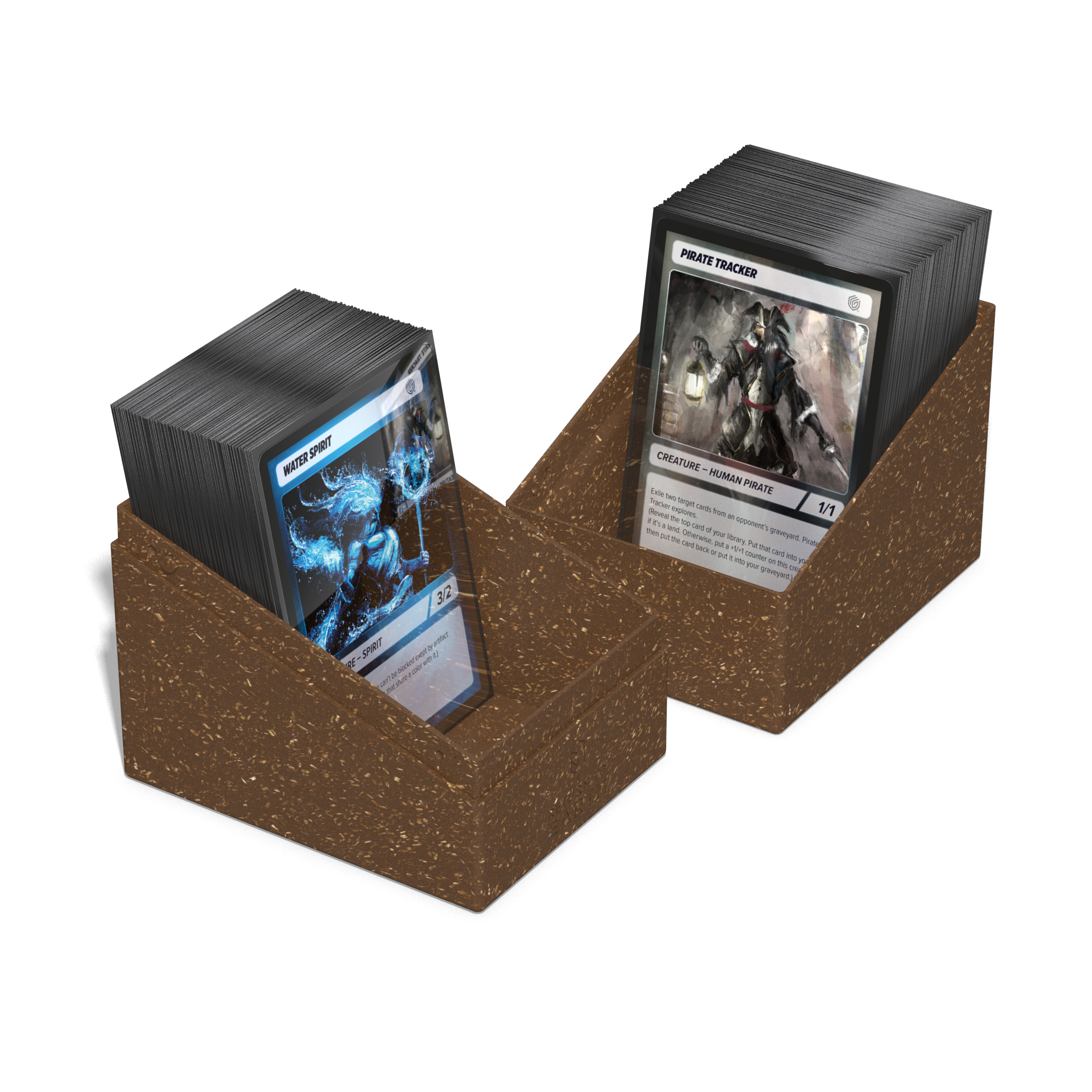 Ultimate Guard Card Deck Box Boulder 133+ Return to Earth Brown Braun