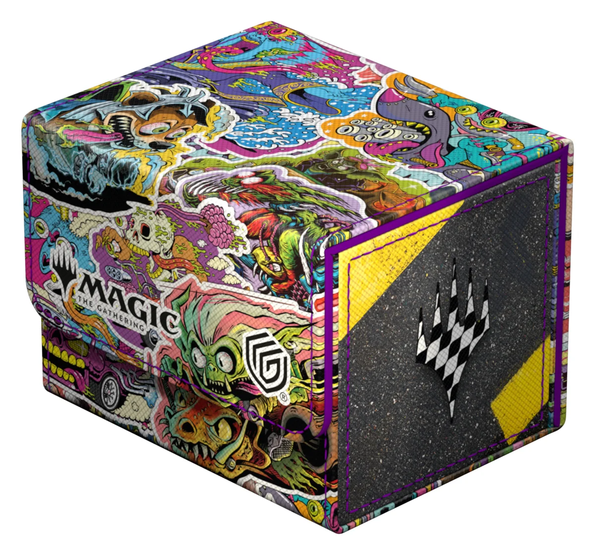 Ultimate Guard Sidewinder 100+ Xenoskin deck box from Magic: The Gathering's Aetherdrift set