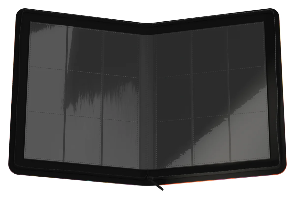 Ultimate Guard Zipfolio 360 18-Pocket Xenoskin trading card binder from Magic: The Gathering's Aetherdrift set