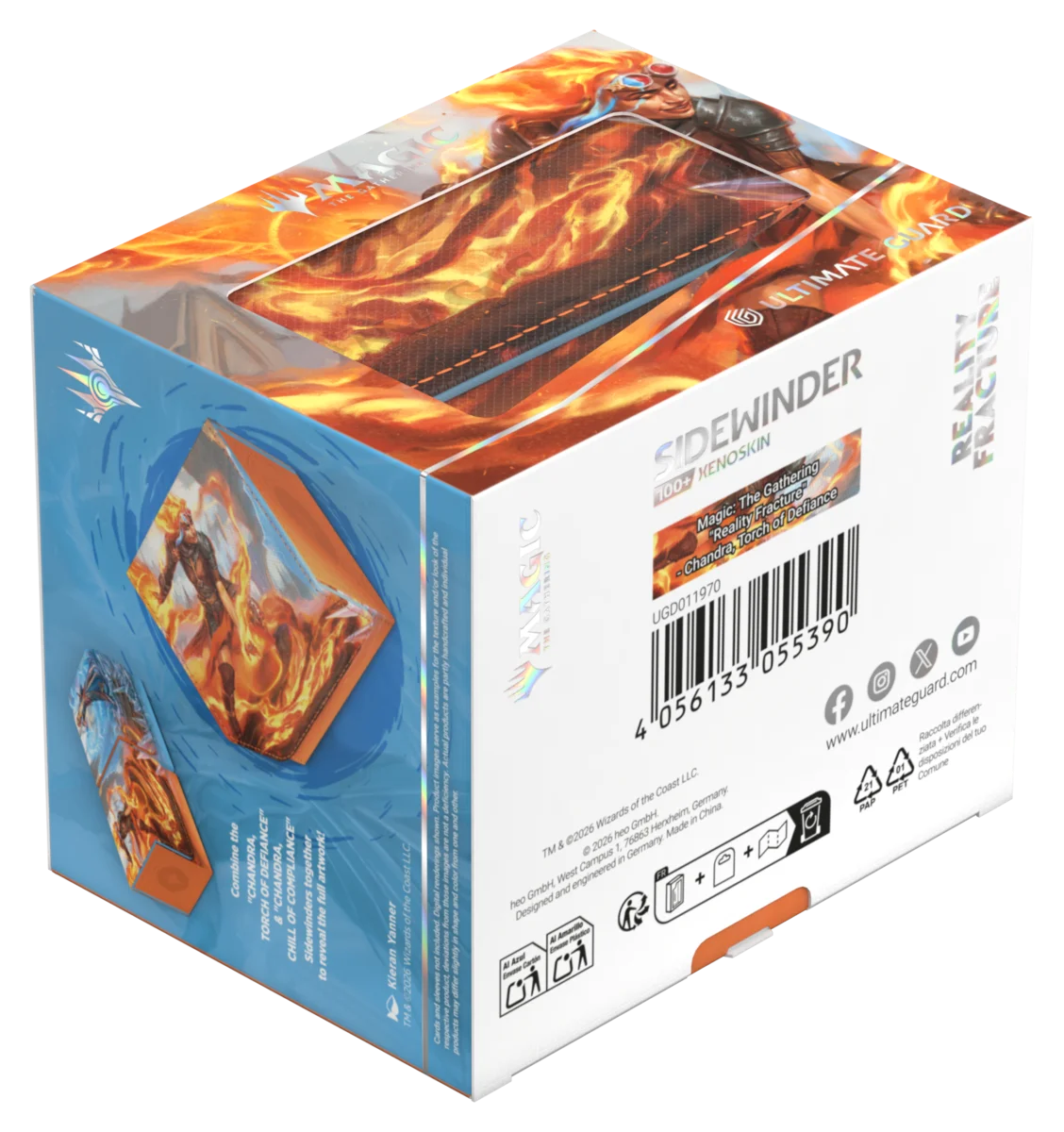 Ultimate Guard Sidewinder 100+ Xenoskin Magic: The Gathering "Reality Fracture" - Chandra, Torch of Defiance