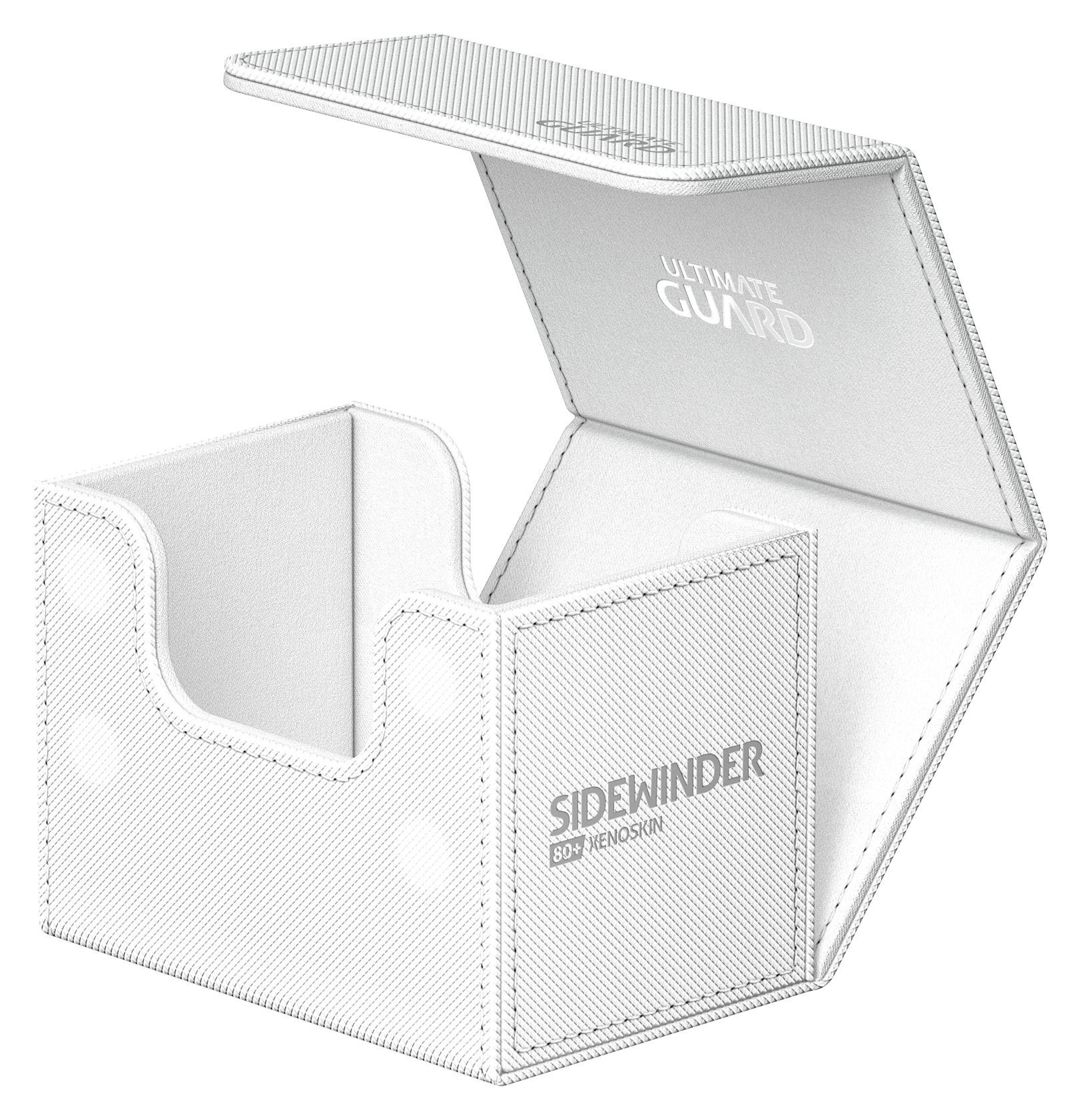 Ultimate Guard Card Deck Box Sidewinder 80+ White Weiss