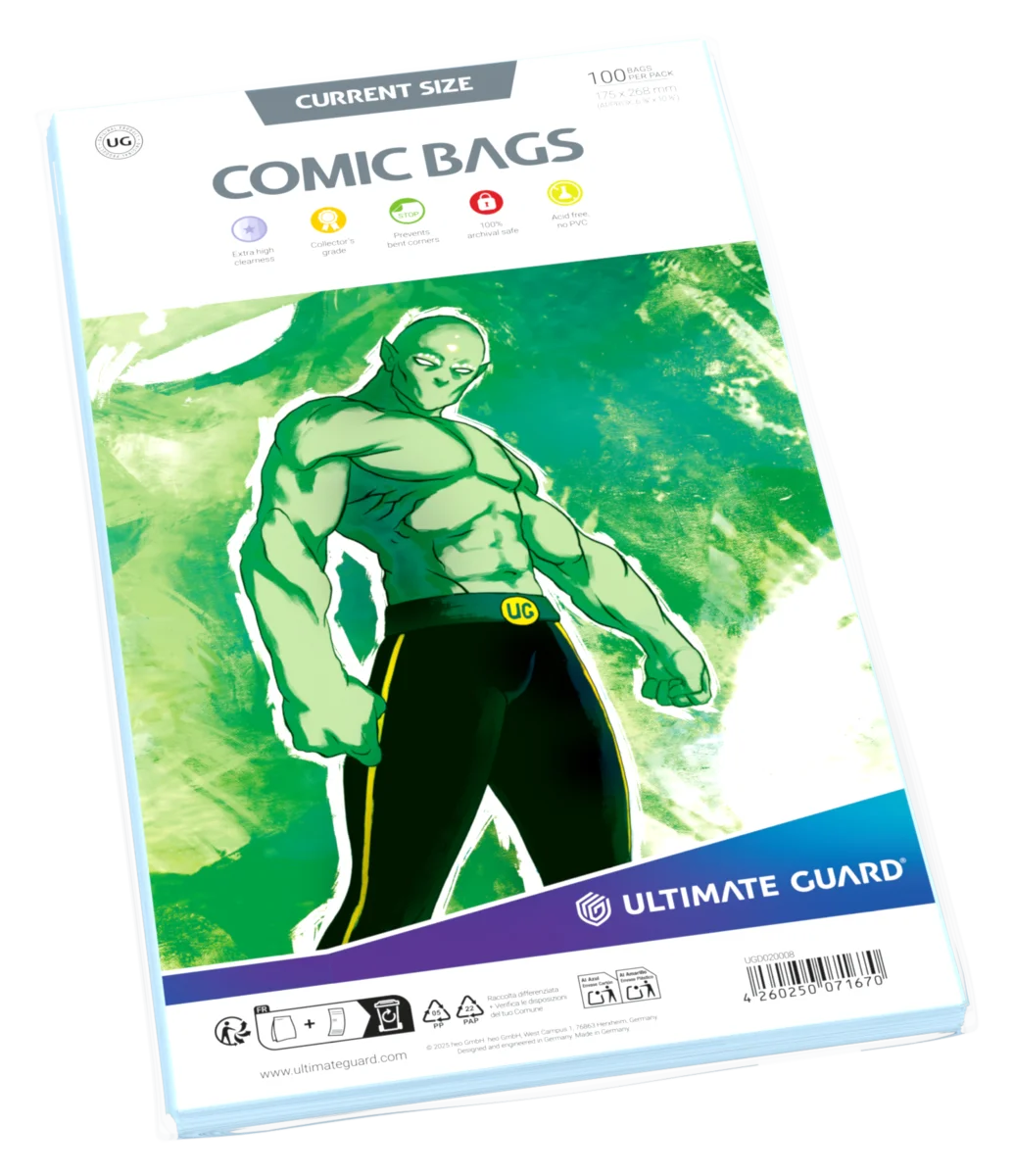 Ultimate Guard Comic Bags Standard (100) - Current Size