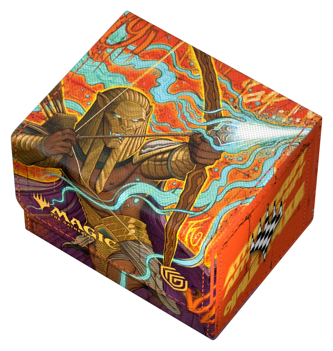 Ultimate Guard Sidewinder 100+ Xenoskin deck box from Magic: The Gathering's Aetherdrift set