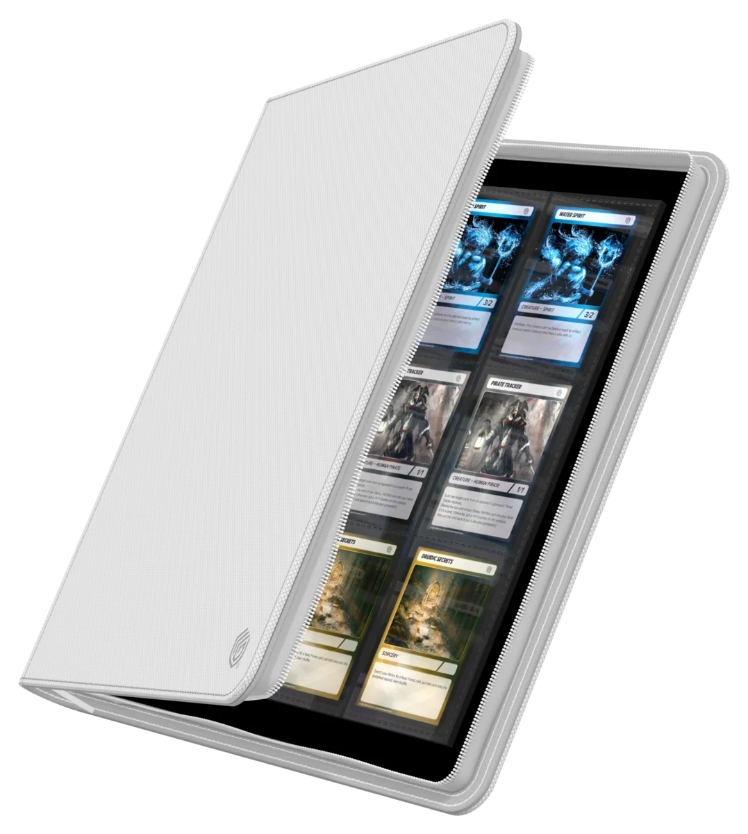 Ultimate Guard Zipfolio 480  24-Pocket Xenoskin - White
