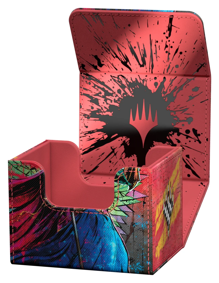 Ultimate Guard Sidewinder 100+ Xenoskin deck box from Magic: The Gathering's Aetherdrift set