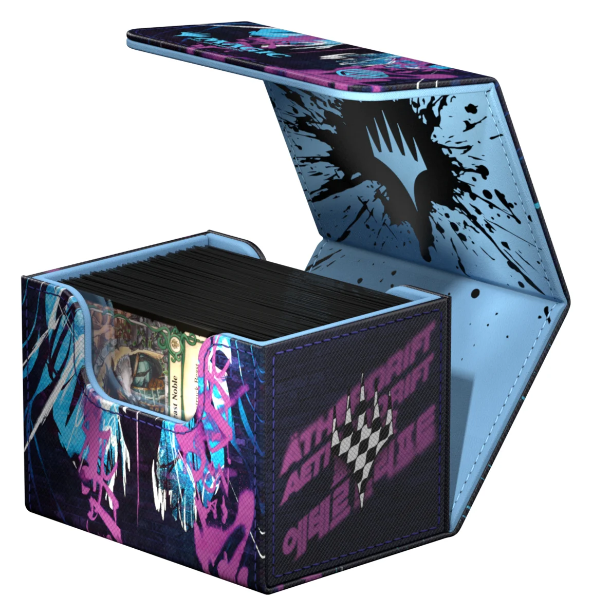 Ultimate Guard Sidewinder 100+ Xenoskin deck box from Magic: The Gathering's Aetherdrift set