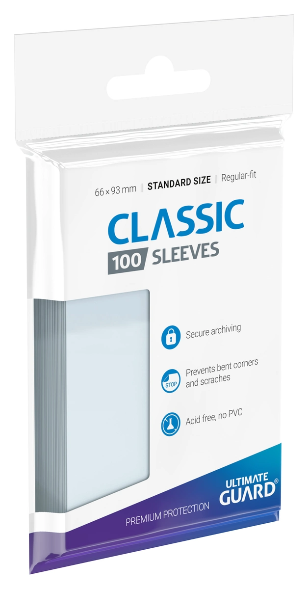 Ultimate Guard - Classic Resealable Sleeves - Standard Size Ultimate Guard - Classic Resealable Sleeves - Standard Size