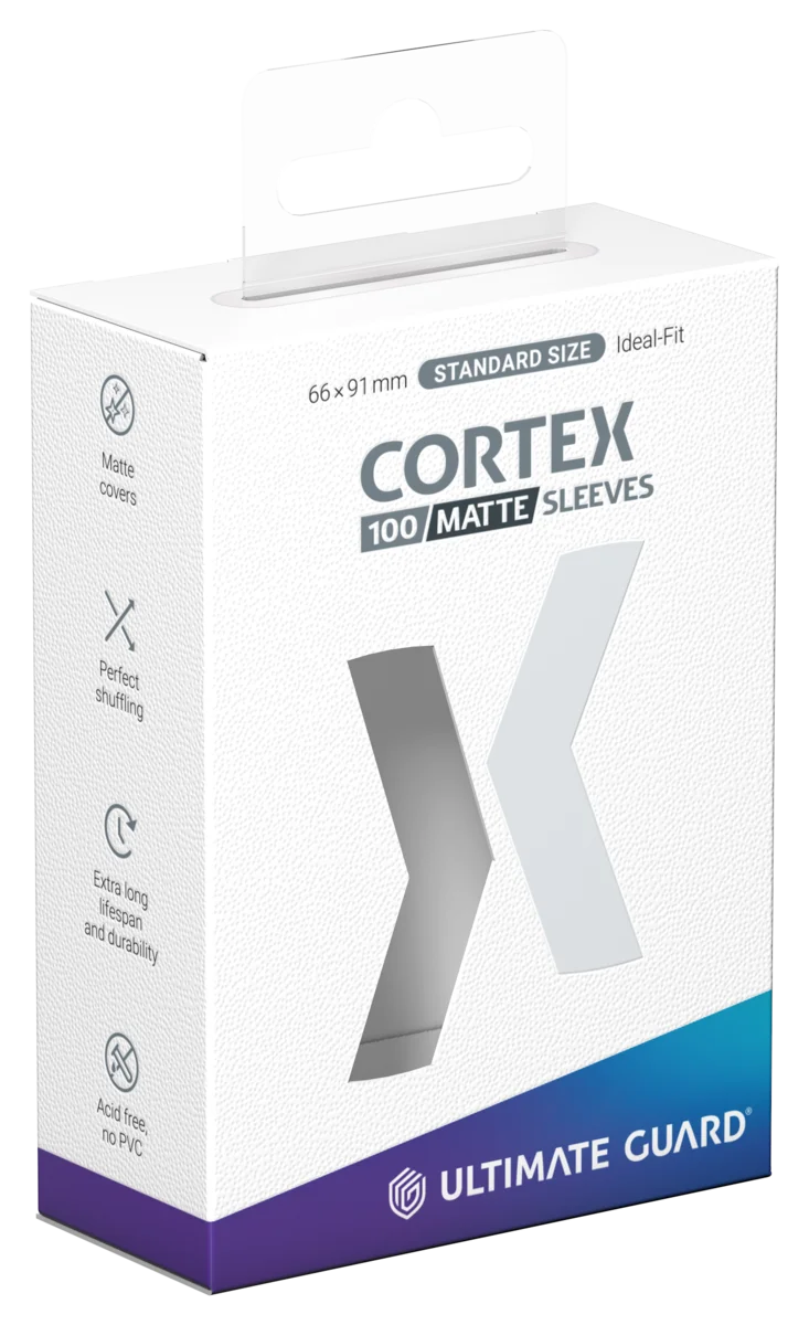 Ultimate Guard Cortex Sleeves Matte Standard Size (100) - Transparent